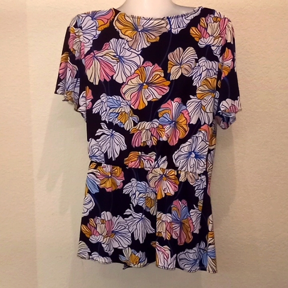 Coco Bianco Floral Print  Blouse - Picture 7 of 13